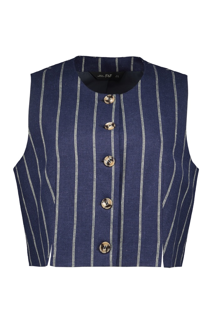 Vestový top s proužkem, F&F, 599 Kč