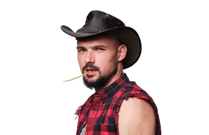 Dřevorubec Filip Valný.