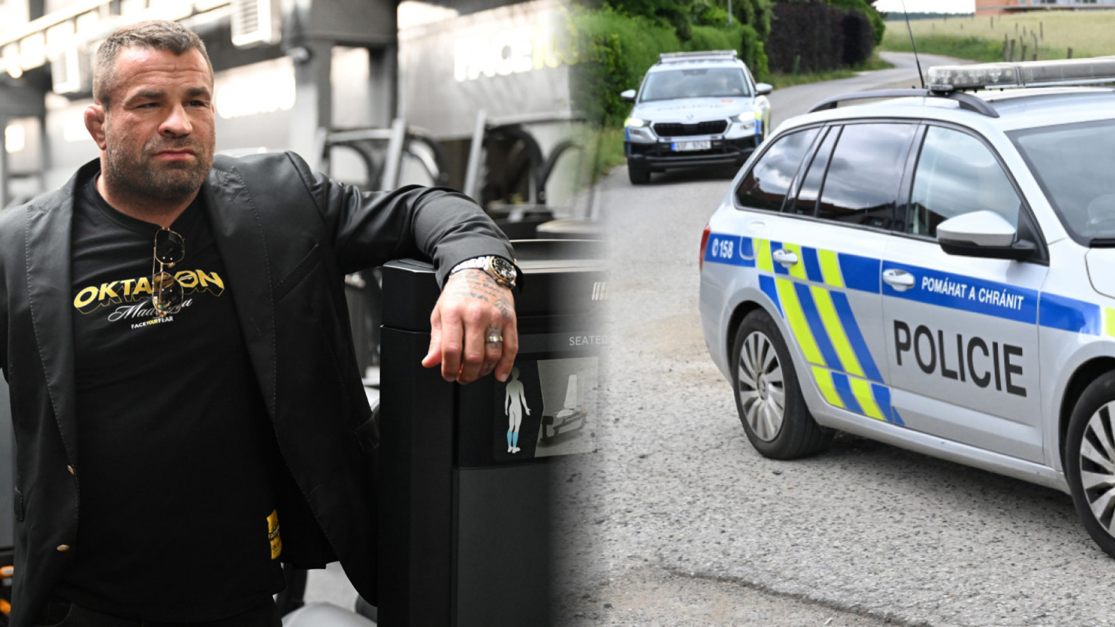 U Karlose Vémoly zasahovaly tři policejní vozy: Bijec přišel o nelegální majetek