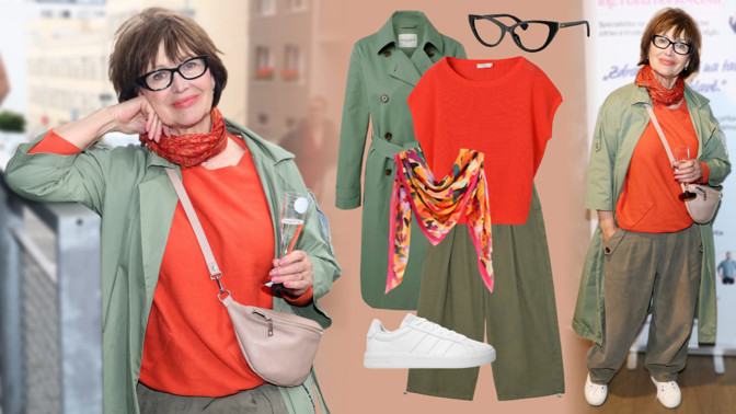 Petra Černocká ukázala sílu oranžové: Barva, které se mnoho žen vyhýbá, rozzářila její trendy outfit