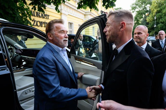 Arnold Schwarzenegger dorazil do Prahy, za jeho návštěvou stojí tým projektu Noc s legendou v čele s promotérem akce Petrem Větrovským.