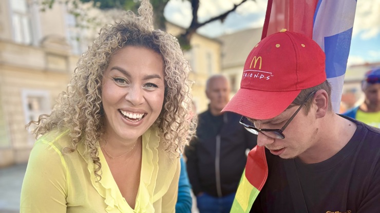 Zuzana Gamboa na Letní tenisové akademii.