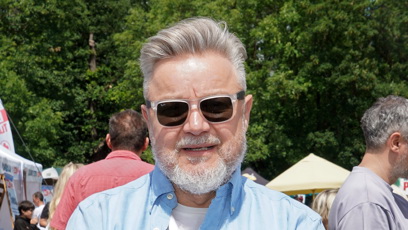 FOTO: Moderátor Miloš Pokorný.