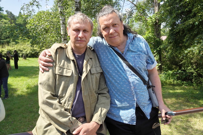 Igor Chmela je nejméně nápadným členem známé Partičky. Na snímku s kolegou Richardem Genzerem.