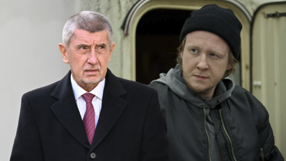 FOTO: Andrej Babiš a Štěpán Kozub