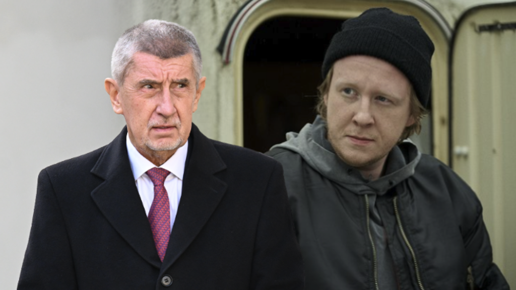 Andrej Babiš a Štěpán Kozub