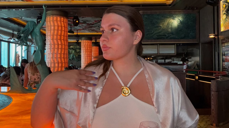 Tereza Šulganová na dovolené. Tereza Šulganová na dovolené.