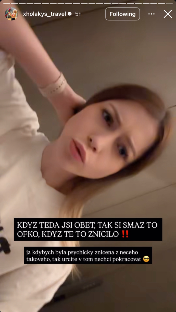 Xholaky se vyjádřila na účet Kafuu. 