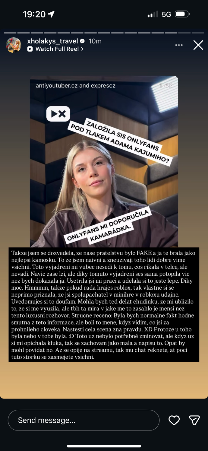 Xholakys se vyjádření Kafuu velmi dotklo. 