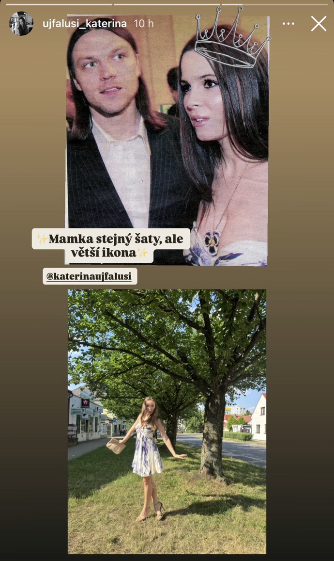 Kateřina sdílel archivní snímek.