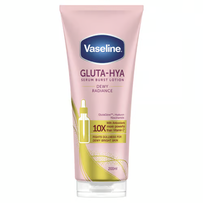 Rozjasňující tělové sérum s kyselinou hyaluronovou a niacinamidem, Vaseline, 324,90 Kč