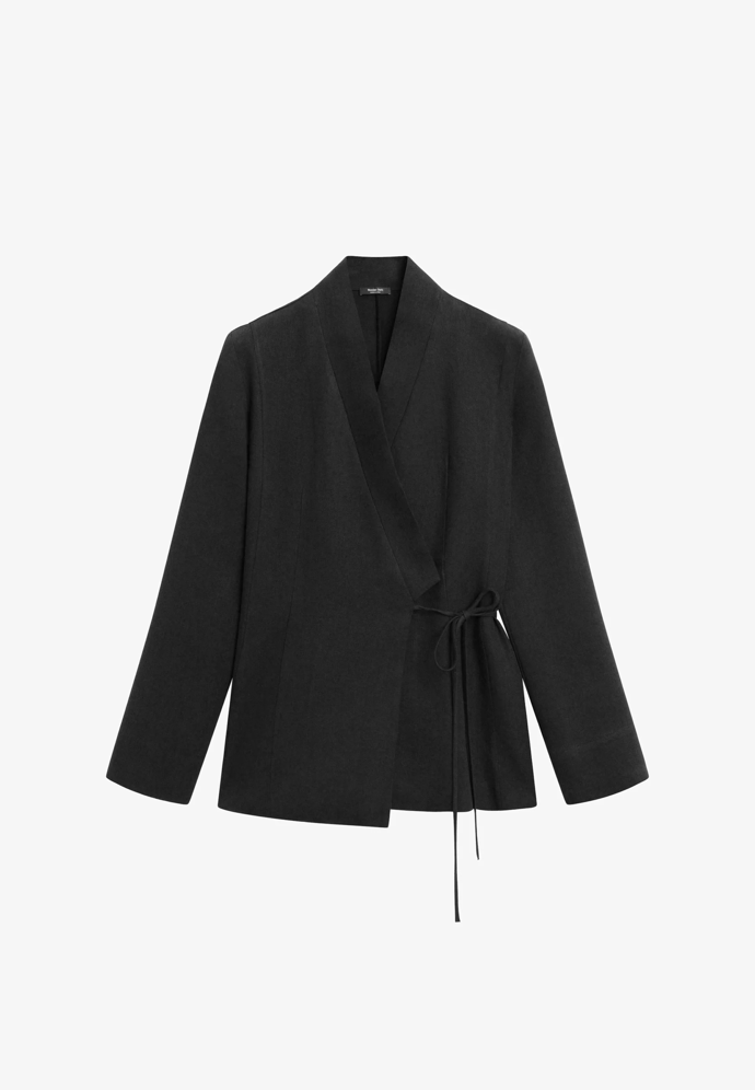 Lehká bunda ze lněné směsi, Massimo Dutti, 2399 Kč