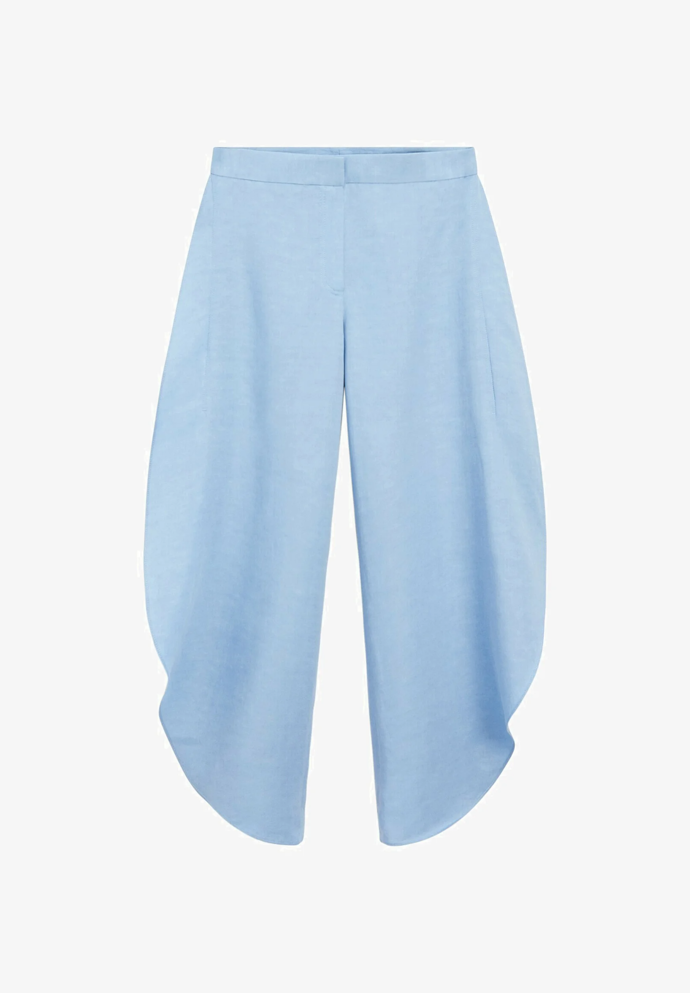 Kalhoty barrel s příměsí lnu, Massimo Dutti, 2999 Kč