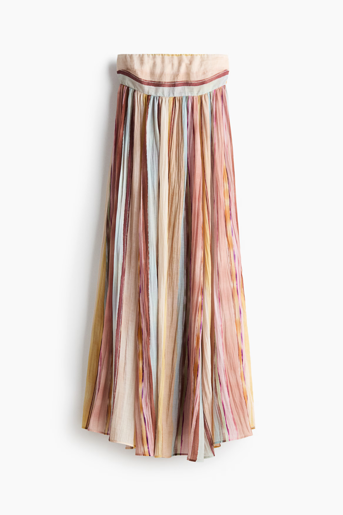 Dlouhé šaty bez ramínek, H&M, 1499 Kč