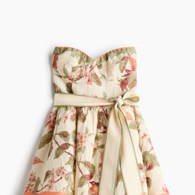 Šaty ze lněné směsi bez ramínek, H&M, 1459 Kč