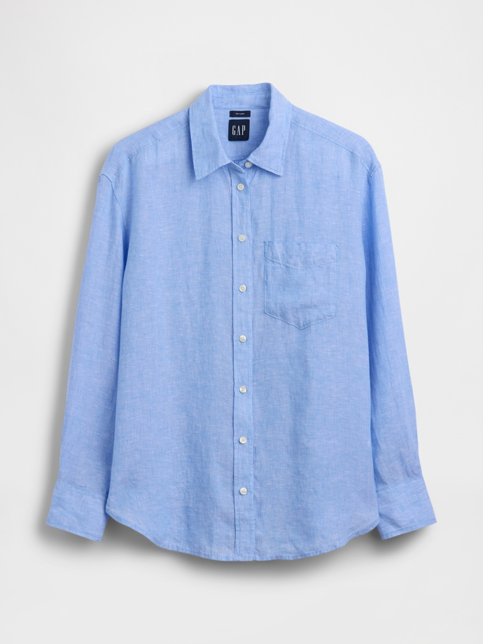 Lněná oversize košile, GAP, 1999 Kč