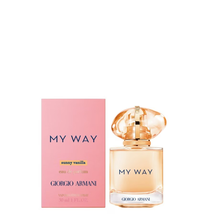 Parfém My Way Sunny Vanilla od Giorgio Armani je ovocně-květinová vůně, která se otevírá jasným ananasovým akordem. V srdci parfému je tuberóza - charakteristický podpis My Way. Ta přináší květinovou, sluncem políbenou smyslnost, kterou podtrhuje zářivá svěžest jasmínu. V základu se pak objevuje infuze vanilky. Parfém seženete od 2 400 Kč.