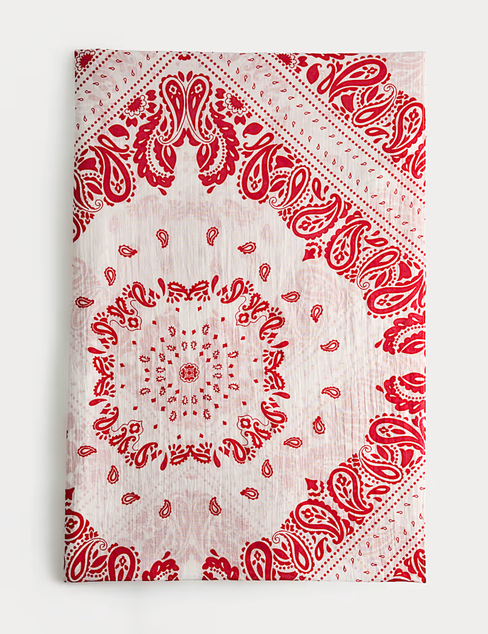 Sarong z čisté bavlny s potiskem, Marks&Spencer, 599 Kč