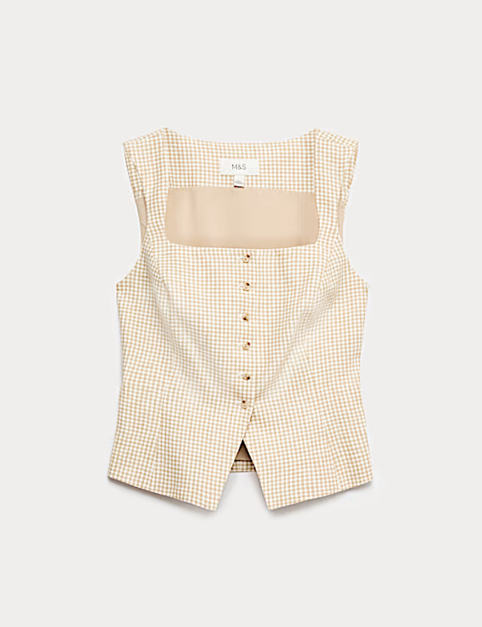 Vesta z čistého lnu, Marks & Spencer, 1 399 Kč
