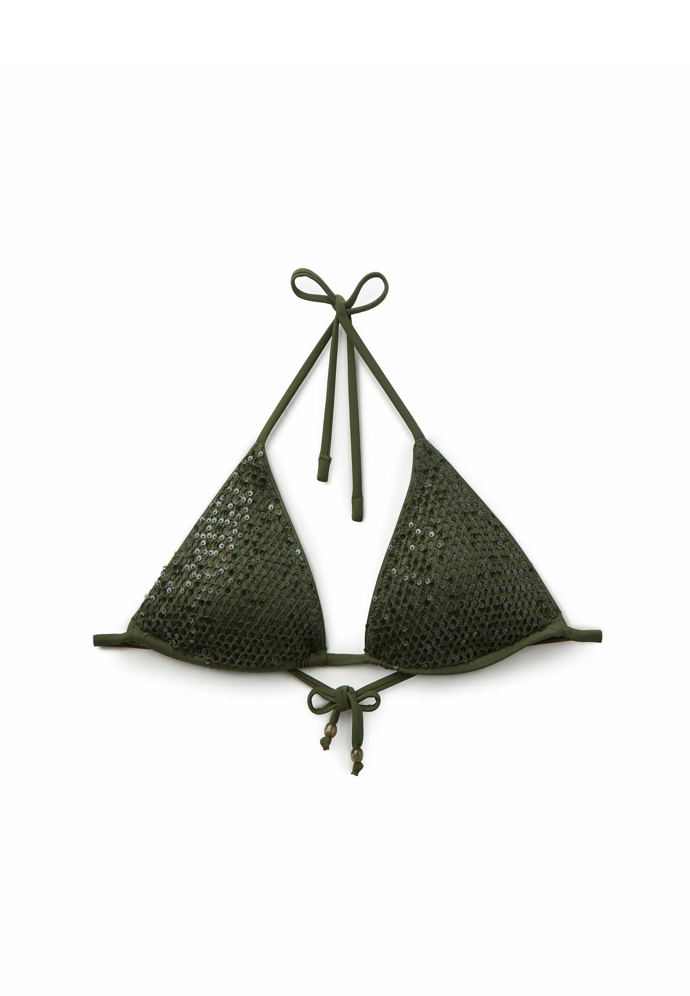 Třpytivý horní díl bikin, Calzedonia, 1219 Kč