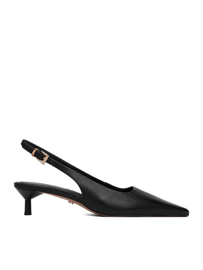 Celý outfit doplní třeba ladící slingback lodičky. Tyto má v nabídce značka Gino Rossi za 1999 Kč.
