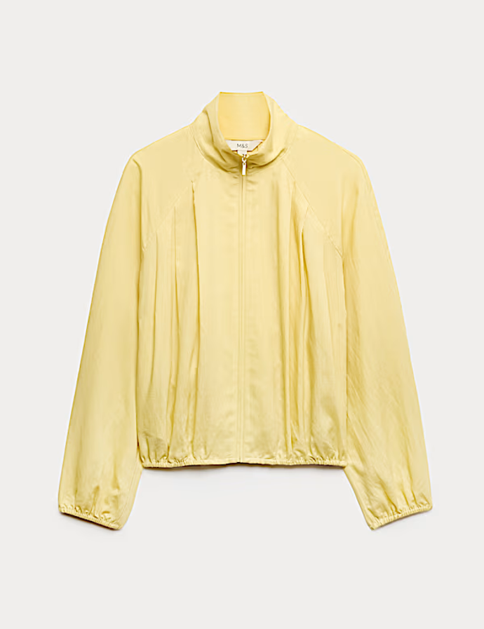 Bunda bomber se lnem, Marks&Spencer, 1699 Kč