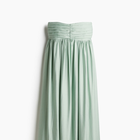 Skládané šaty bez ramínek, H&M, 1459 Kč