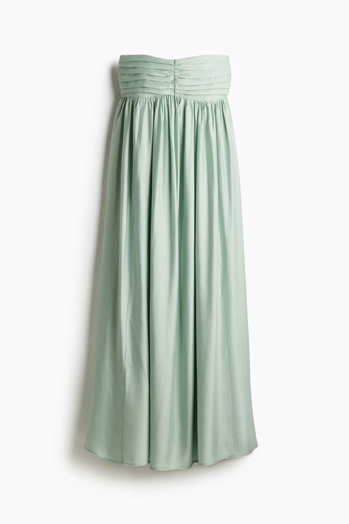 Skládané šaty bez ramínek, H&M, 1459 Kč
