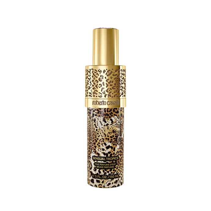 Parfémovaný sprej Sensual Tropics, Roberto Cavalli, 980 Kč (150 ml), prodává FAnn parfumerie. Vonné tóny: mango, vanilka a šlehačka