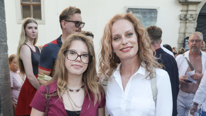 FOTO: Moderátorka Kristina Kloubková vyvedla do společnosti svou dceru Jasmínu.