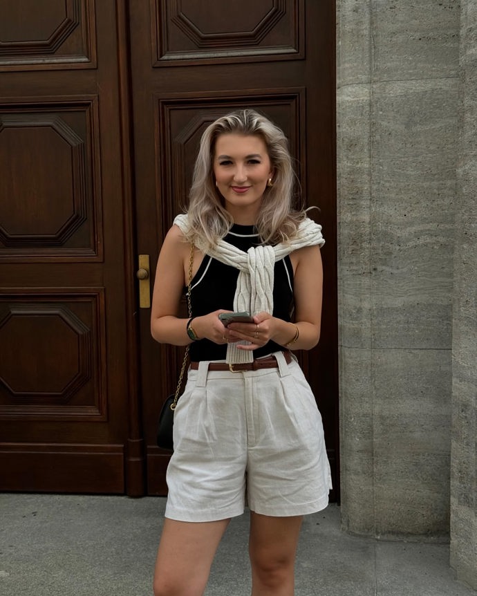 Reportérka Kristýna Bezděková.