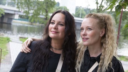 FOTO: Jitka Čvančarová spolu s Lindou Rybovou během natáčení nového filmu.