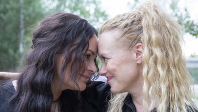 FOTO: Jitka Čvančarová spolu s Lindou Rybovou během natáčení nového filmu.