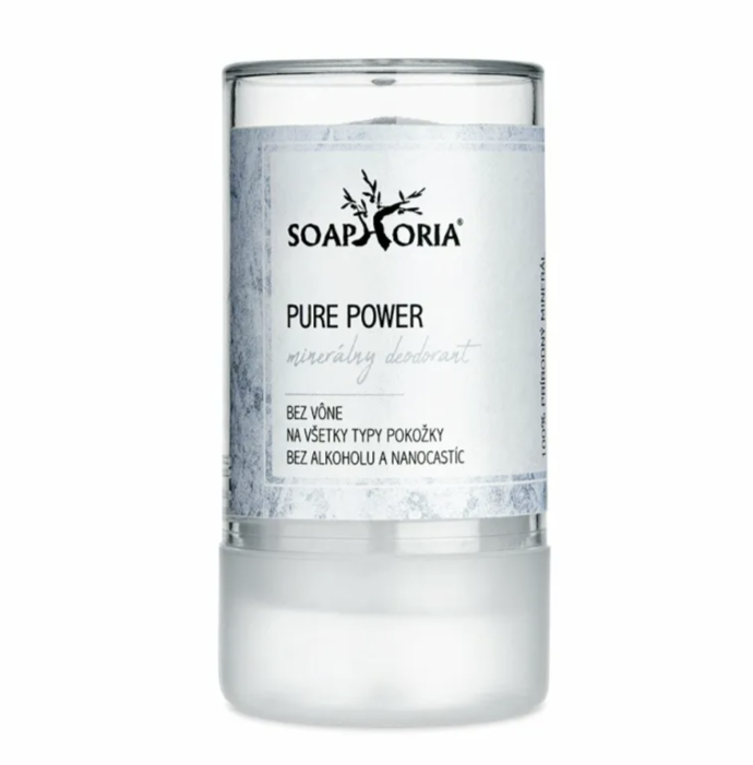 Minerální deodorant Kamenec Pure, 240 Kč, prodává Přírodní lékárna