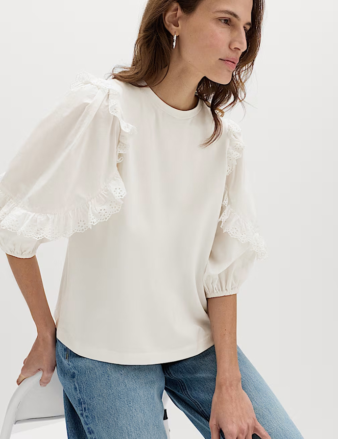 Krémový top, Marks&Spencer, 899 Kč