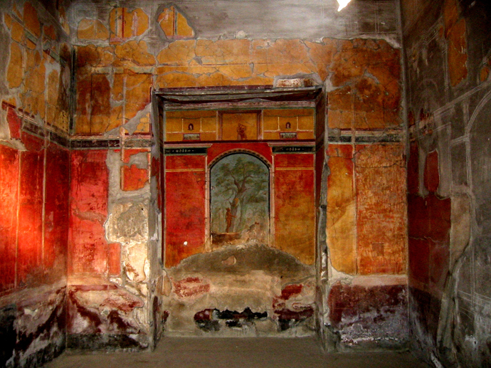 Caldarium vily v Oplontu u Pompejí, která patřila Poppaeině rodině Caldarium vily v Oplontu u Pompejí, která patřila Poppaeině rodině