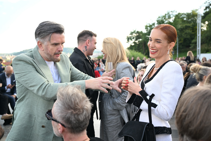 Hana Vagnerová byla samý úsměv.