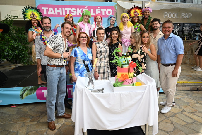 Alice Bendová zahajovala letní sezonu v čestlickém aquaparku. 