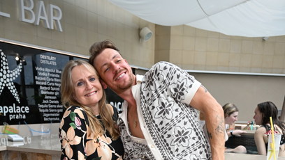 FOTO: Regina Řandová s Martinem Prágrem.