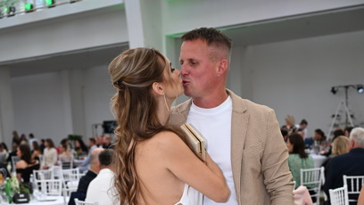 FOTO: David Limberský po boku manželky.