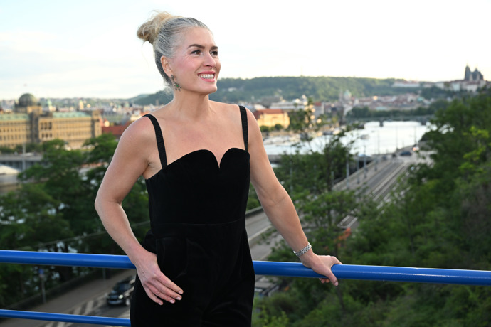 Sympatická Olga Menzelová.