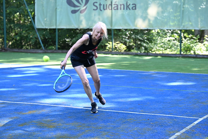 Veronika Žilková na akci Anděl mezi zdravotníky.