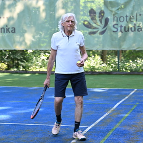 Veronika Žilková si s Ivanem Hubačem si zahráli tenis.
