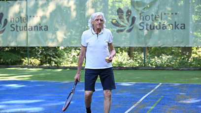 FOTO: Veronika Žilková si s Ivanem Hubačem si zahráli tenis.