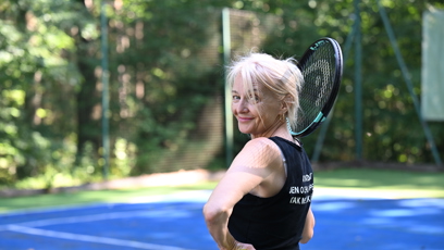 FOTO: Veronika Žilková si s Ivanem Hubačem si zahráli tenis.