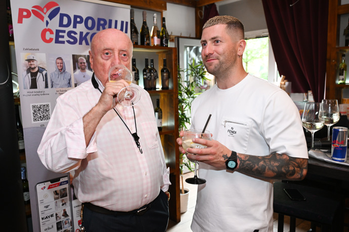 Felix Slováček si akci užíval.