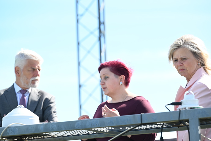 Petr Pavel a Eva Pavlová na Vysočině.