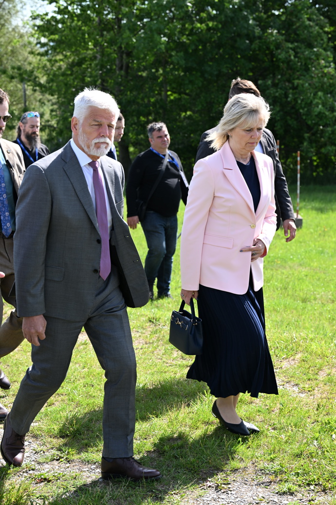 Petr Pavel a Eva Pavlová na Vysočině.