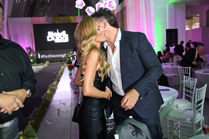 Andrea Verešová a Jaromír Jágr na Fashion Night v Brně.
