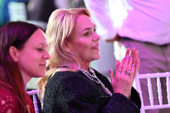 Dagmar Havlová si večer užívala.
